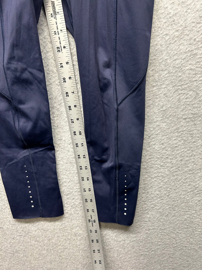 Lululemon Fast & Free Crop II Nulux 18" Size 2 Midnight Navy