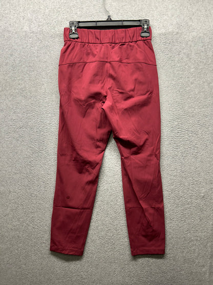 Lululemon On the Fly 7/8 Pant Size 2 Chianti