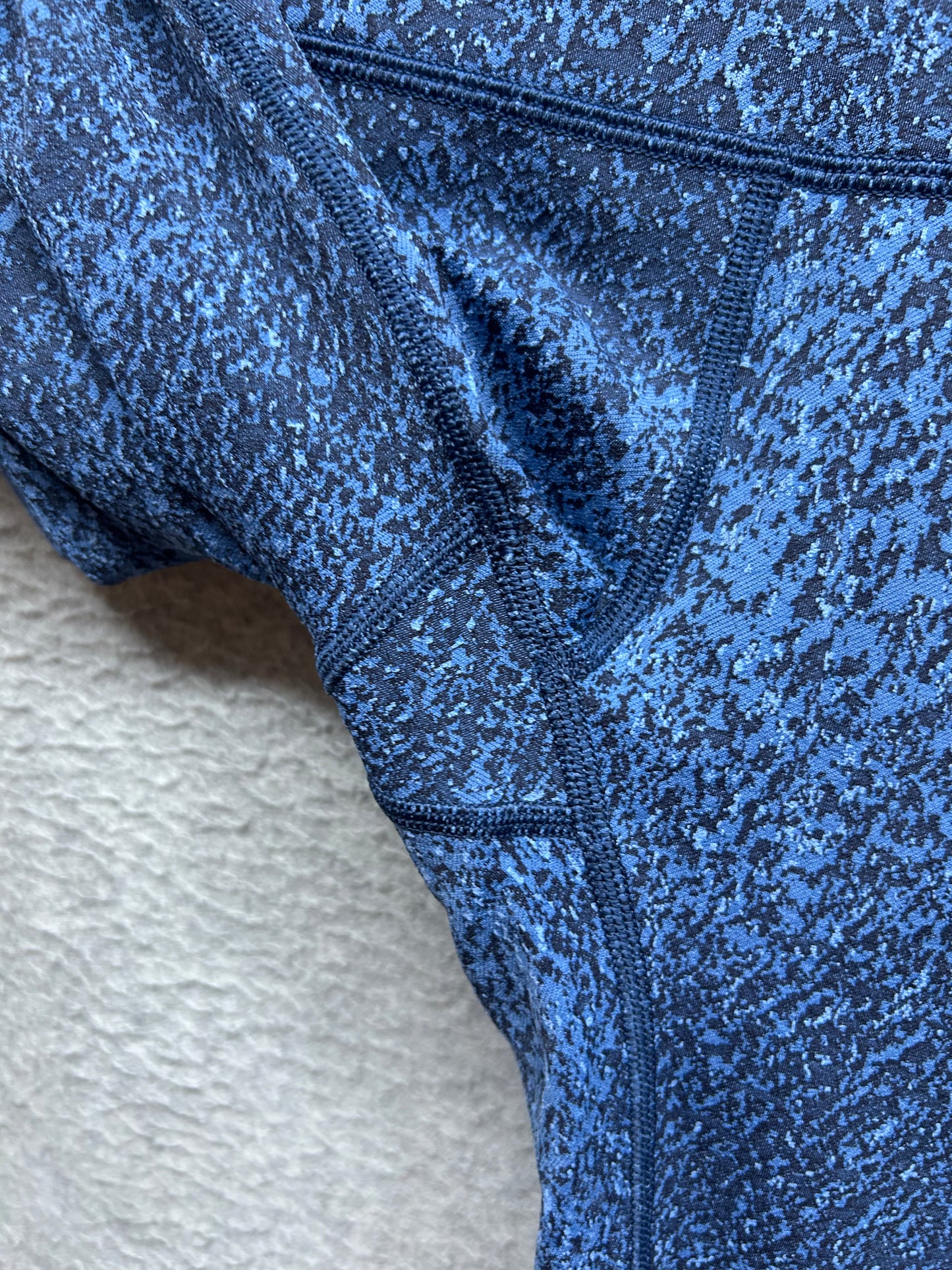 Lululemon Wunder Under Crop Luxtreme 21" Size 4 Mineral Deposit Lunar Eclipse Royal