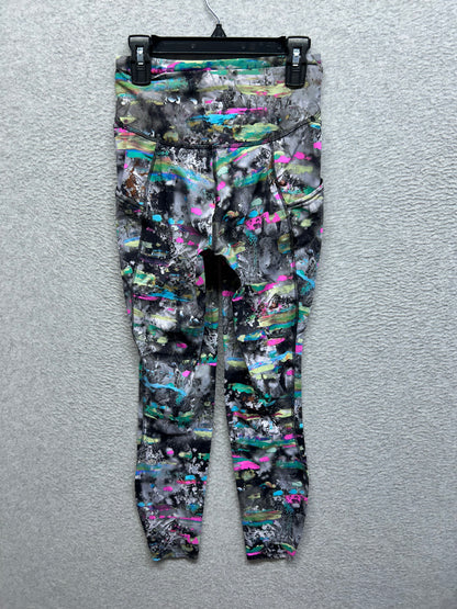 Lululemon Fast and Free High-Rise Tight 25" Size 4 (Square) Paint Drift Multi
