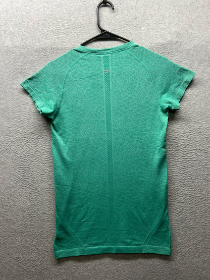 Lululemon Swiftly Tech Short Sleeve Crew Size 8 Heathered Jungle