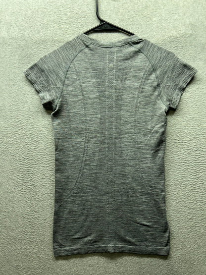 Lululemon Swiftly Tech Short Sleeve Crew Size 6 Heathered Slate
