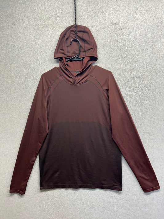 Lululemon Metal Vent Tech Hoodie 2.0 Size Large Magma / Sequoia