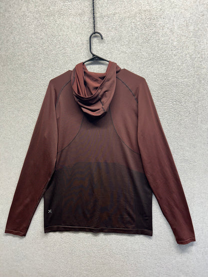 Lululemon Metal Vent Tech Hoodie 2.0 Size Large Magma / Sequoia