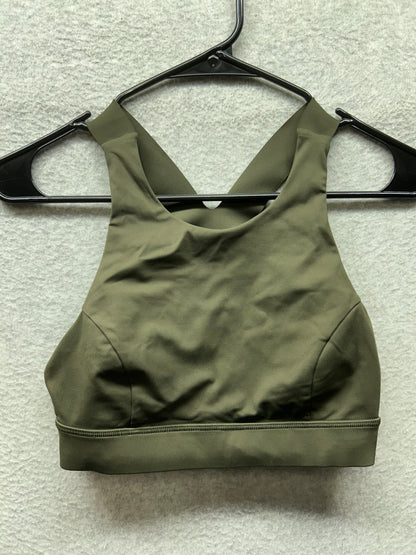 Lululemon Fast & Free Bra Size 6 Dark Olive