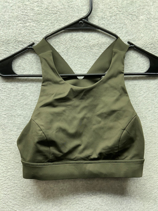 Lululemon Fast & Free Bra Size 6 Dark Olive