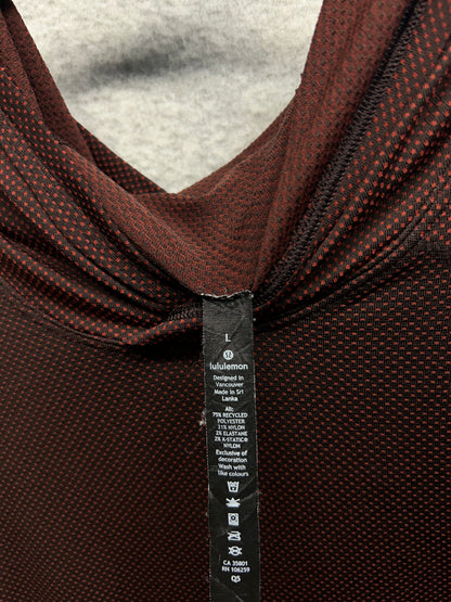 Lululemon Metal Vent Tech Hoodie 2.0 Size Large Magma / Sequoia