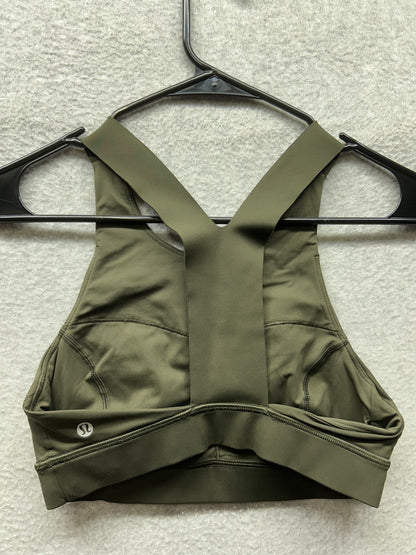 Lululemon Fast & Free Bra Size 6 Dark Olive
