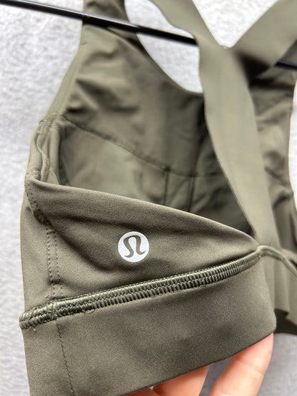 Lululemon Fast & Free Bra Size 6 Dark Olive