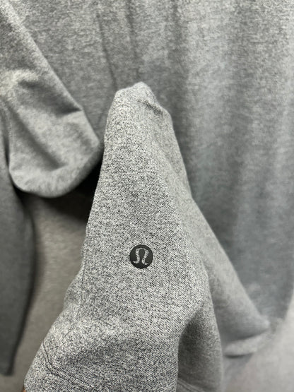 Lululemon Evolution Long Sleeve Polo Size Medium Heathered Gray