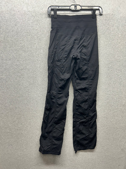 Lululemon Dance Studio Mid-Rise Full Length Pant Size 0 (Sqaure Dot) Black