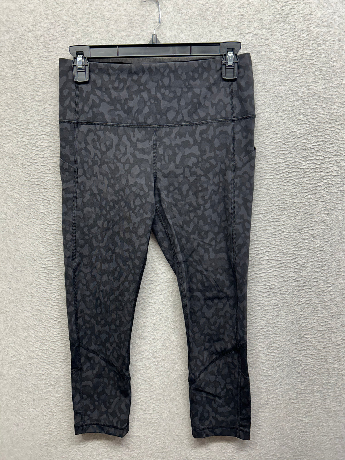 Lululemon Pace Rival High-Rise Crop 22" Size 6 Formation Camo Deep Coal Multi