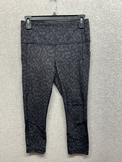 Lululemon Pace Rival High-Rise Crop 22" Size 6 Formation Camo Deep Coal Multi