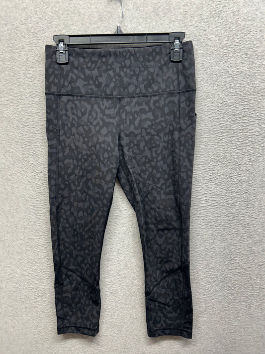 Lululemon Pace Rival High-Rise Crop 22" Size 6 Formation Camo Deep Coal Multi