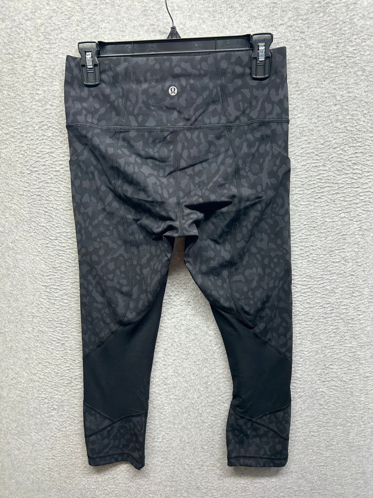 Lululemon Pace Rival High-Rise Crop 22" Size 6 Formation Camo Deep Coal Multi