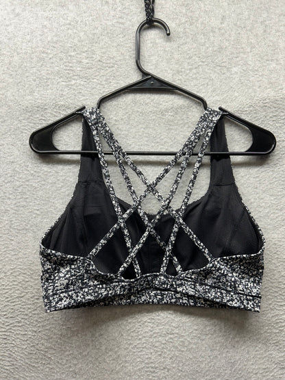 Lululemon Free To Be Serene Bra Size 10 Daisy Dust Alpine White Black