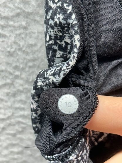 Lululemon Free To Be Serene Bra Size 10 Daisy Dust Alpine White Black