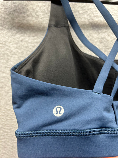 Lululemon Energy Bra (Pleat It) Size 8 Jaded