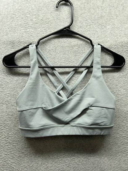 Lululemon Energy Bra Wrap Size 8 Misty Moss