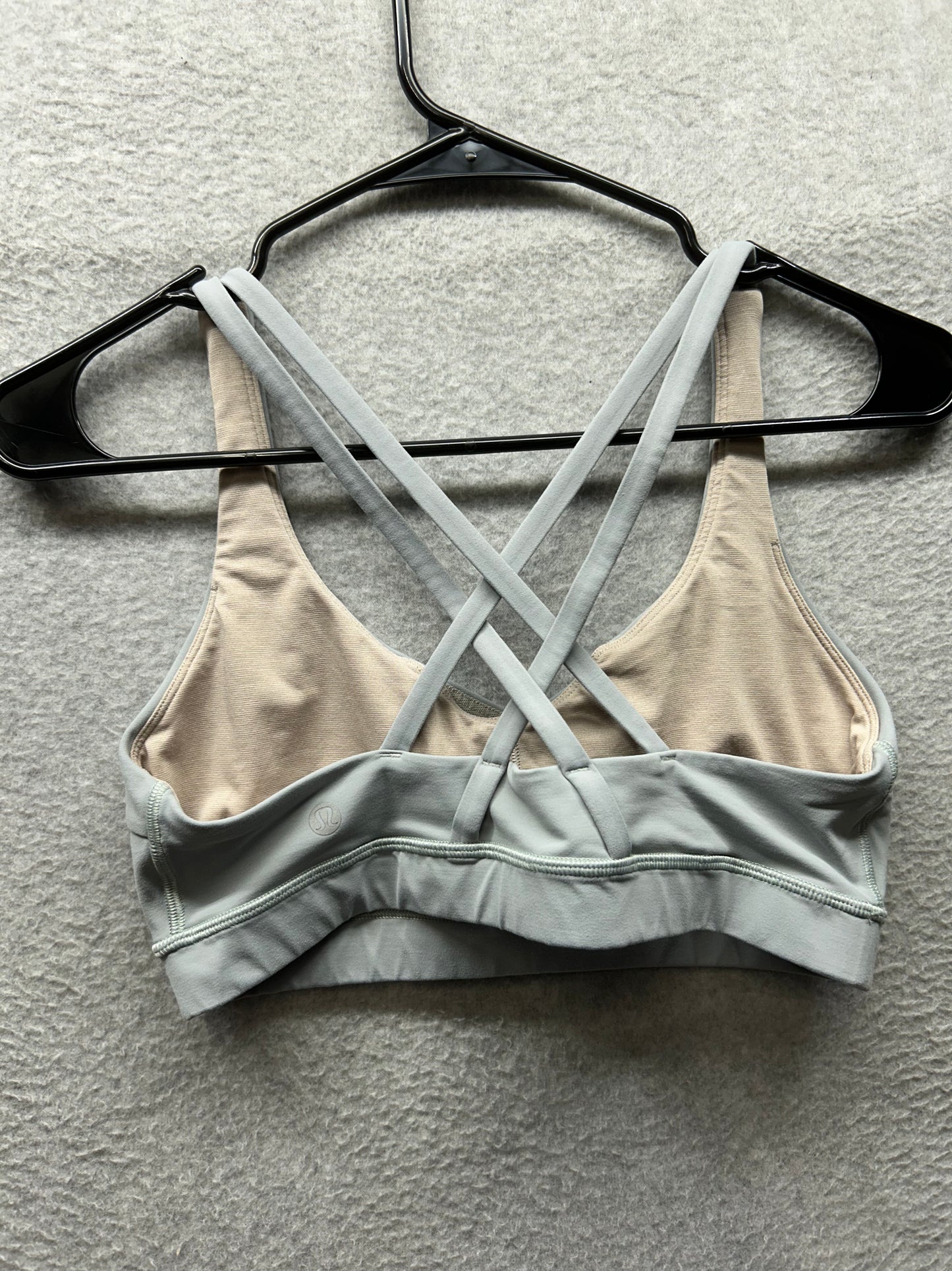Lululemon Energy Bra Wrap Size 8 Misty Moss