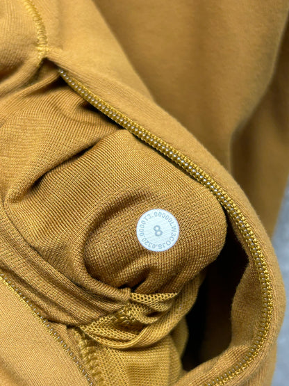 Lululemon Run Briskly 1/2 Zip Size 8 Spiced Bronze