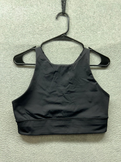 Lululemon Energy Bra High Neck Long Line Size 12 Black