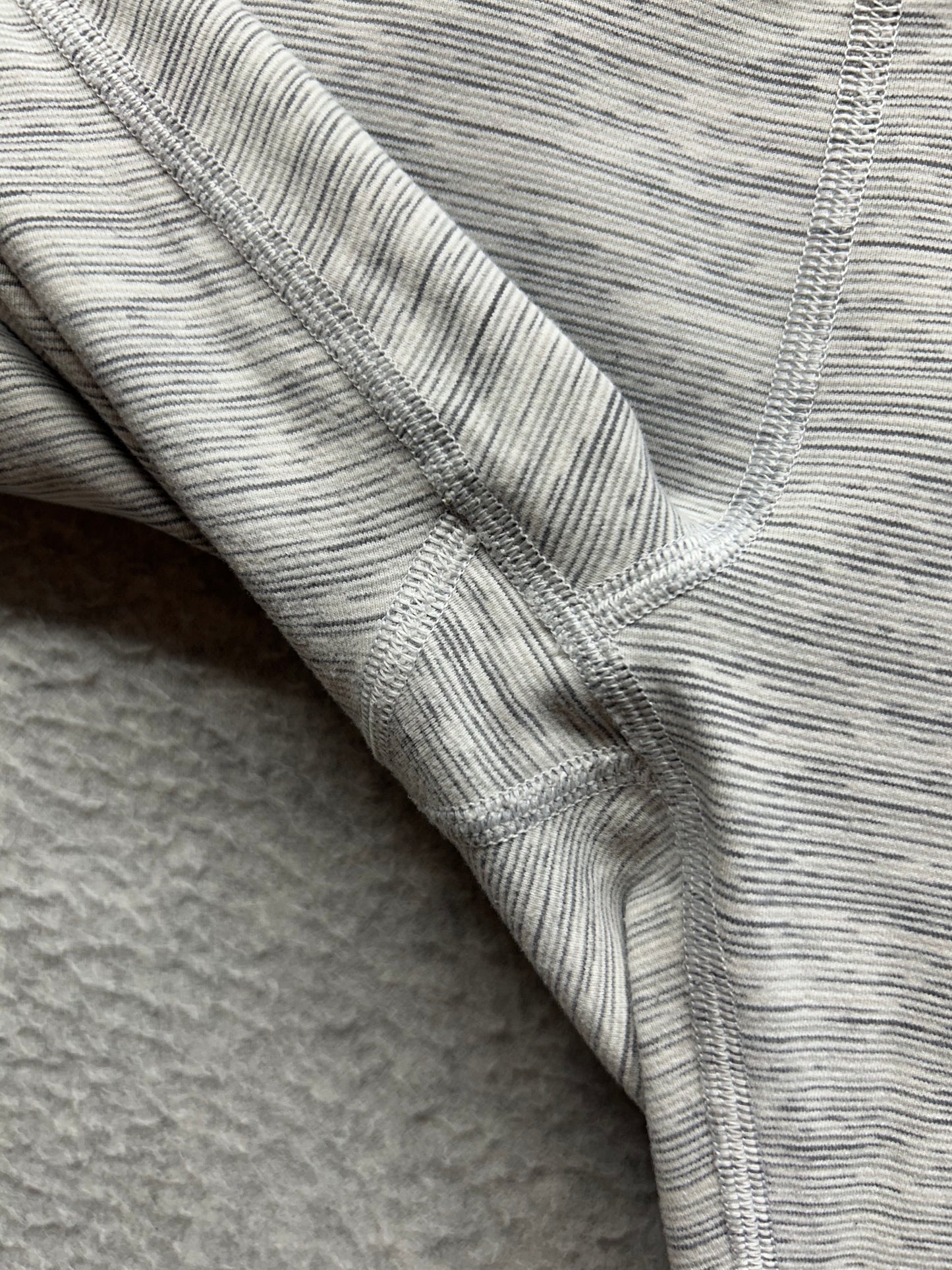 Lululemon Wunder Under Crop 21" Size 6 Wee Are From Space Nimbus Battleship