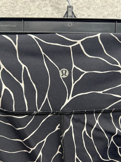 Lululemon Wunder Under Hi-Rise Tight Size 6 Radiate Rose Alpine White Black
