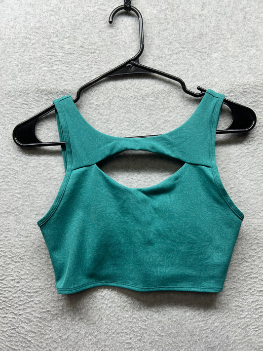 Lululemon Everlux Cut-Out Train Bra Size 6 Crunch Teal Lagoon
