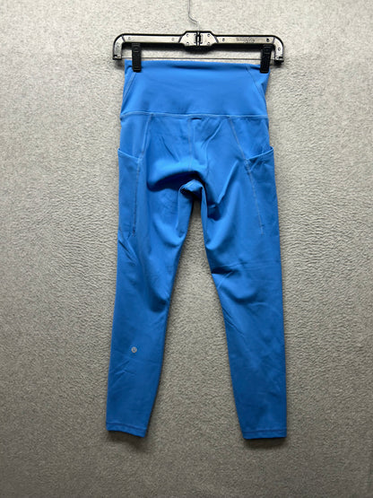 Lululemon Wunder Train High-Rise Tight with Pockets 25" Size 6 Blue Nile