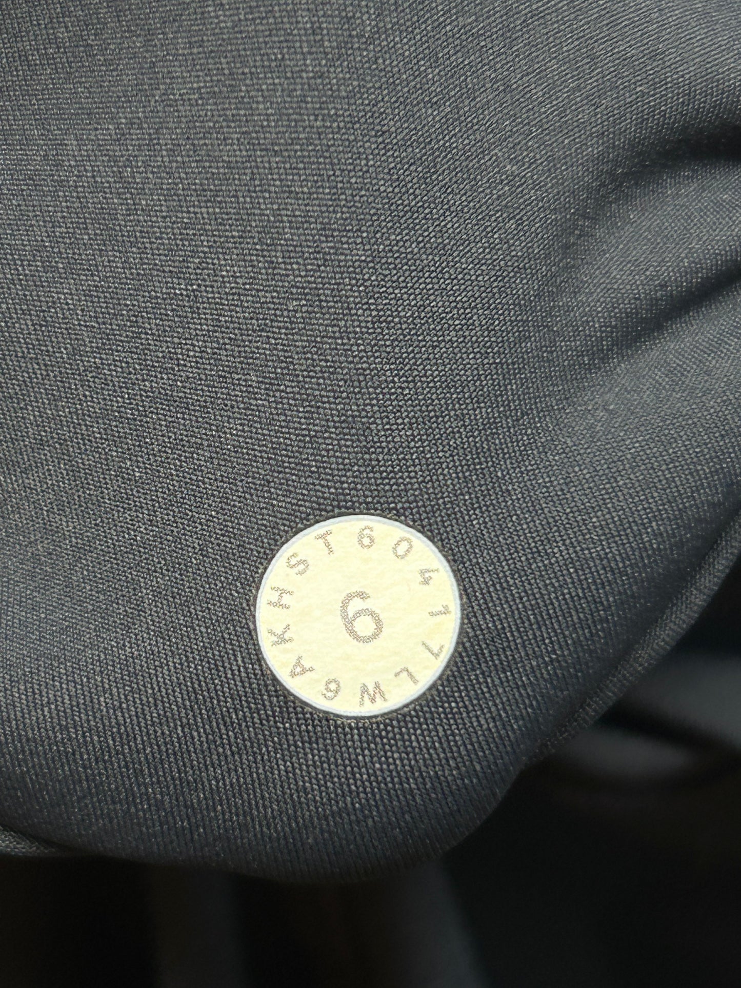 Lululemon Fast & Free Crop II 19" Size 6 Deep Coal