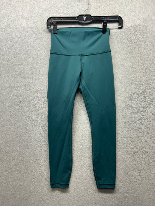 Lululemon Wunder Under Hi-Rise 7/8 Tight 24" Size 4 Green Jasper