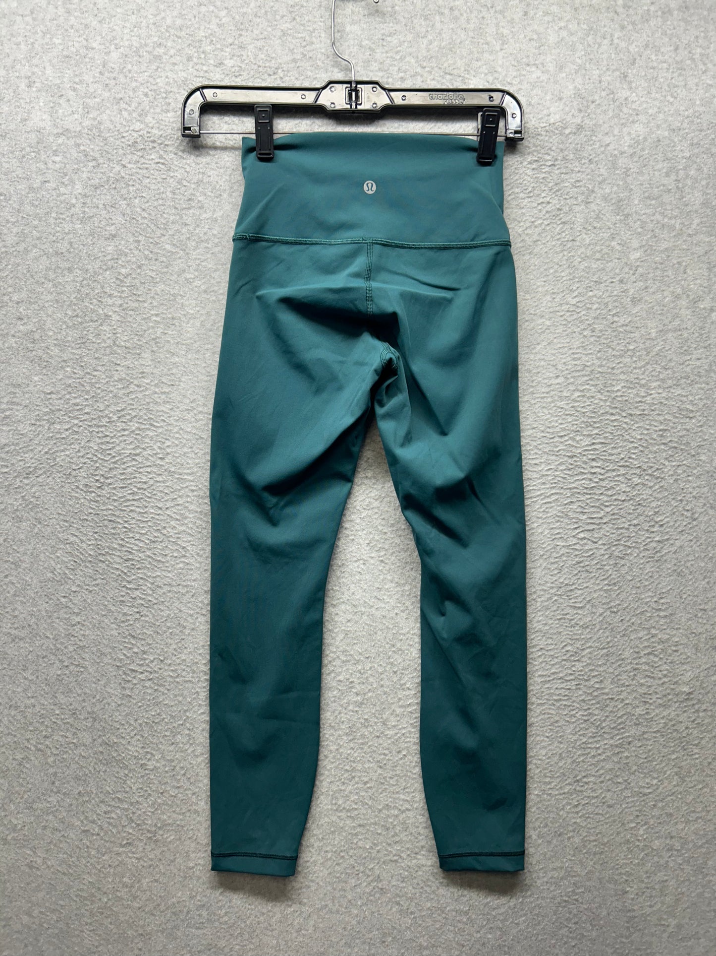Lululemon Wunder Under Hi-Rise 7/8 Tight 24" Size 4 Green Jasper