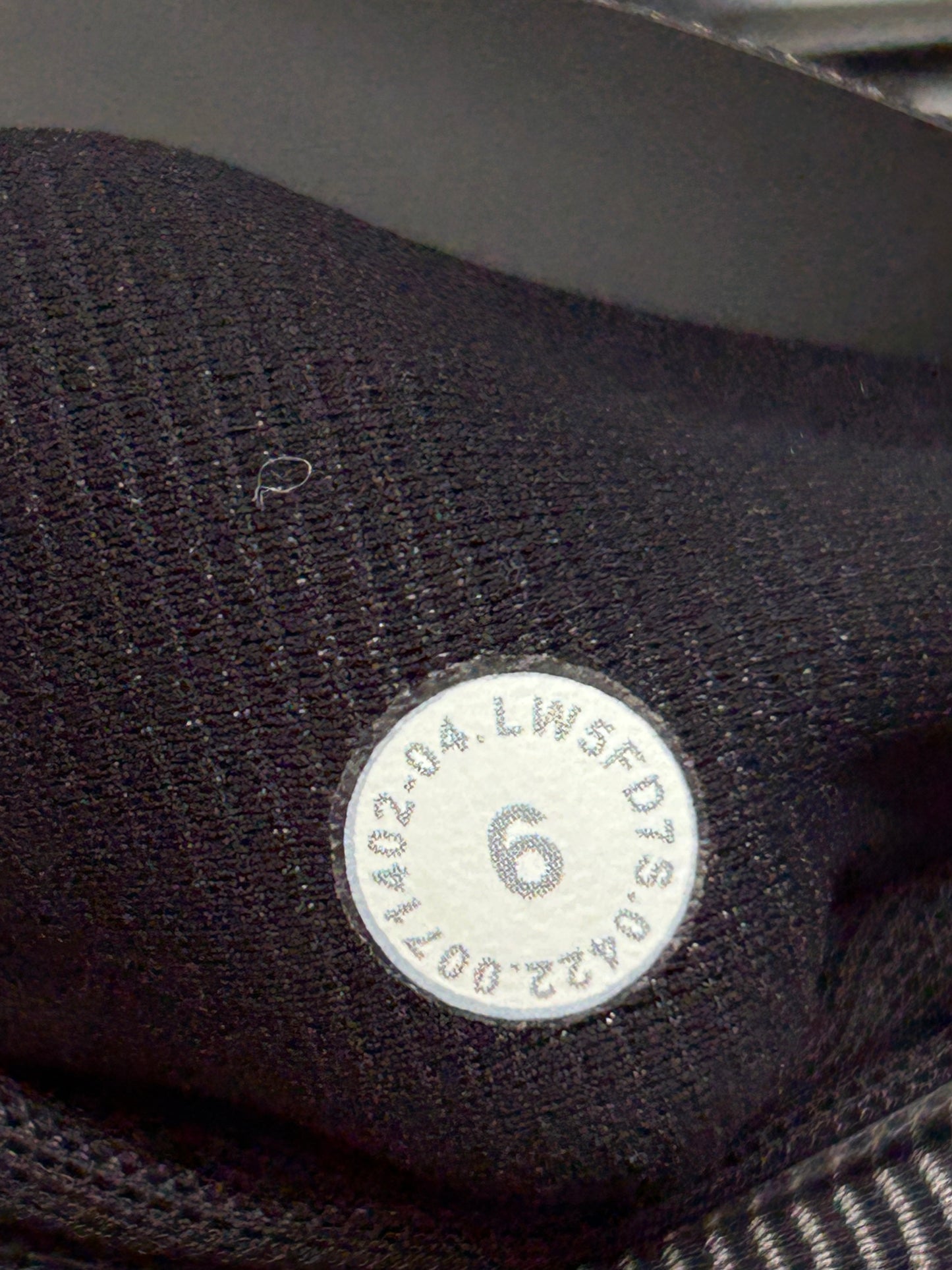 Lululemon Base Pace High-Rise Tight 25" Ribbed Size 6 Black / Gull Grey