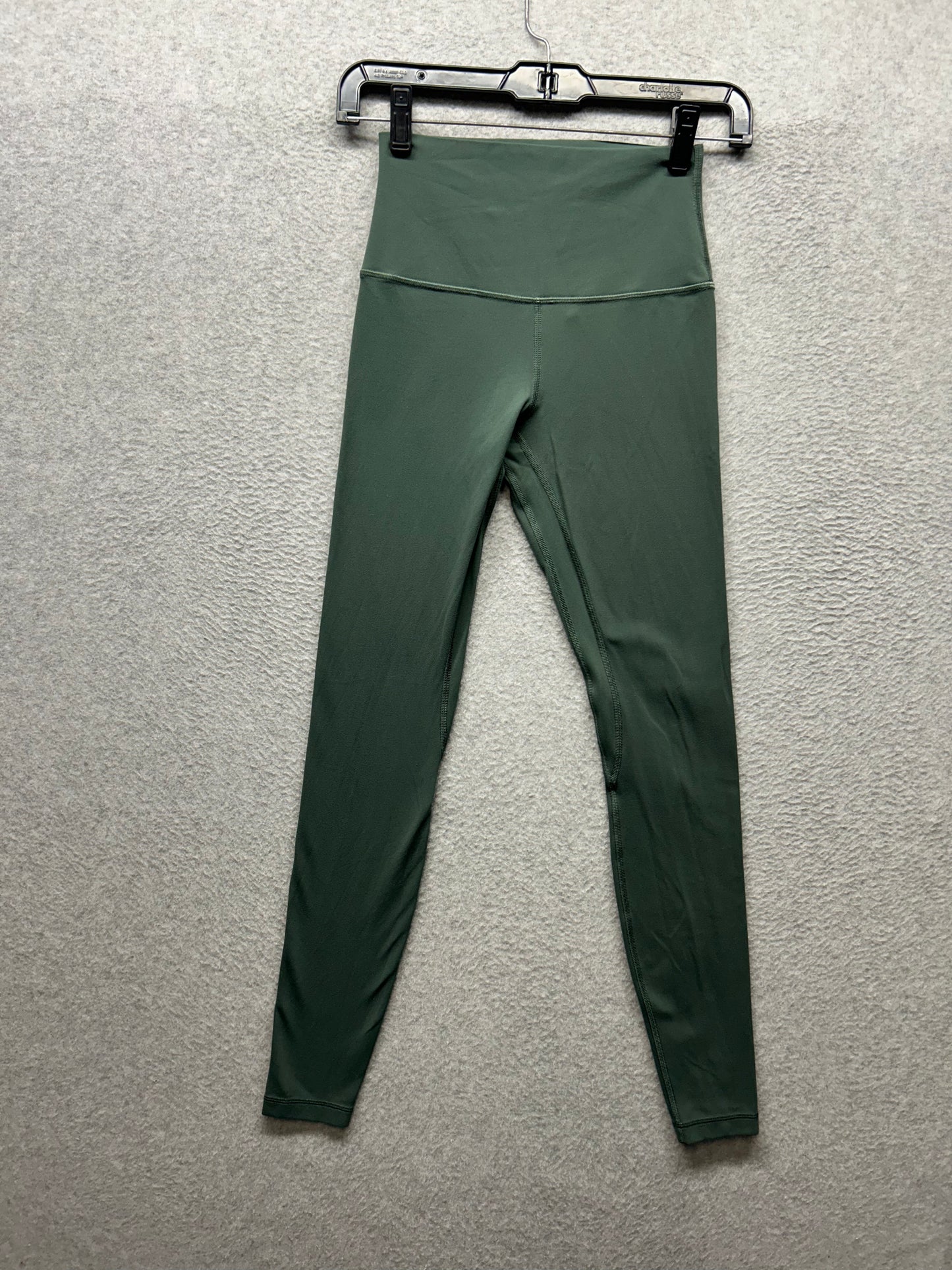 Lululemon Align High-Rise Pant 28" Size 4 (Sqaure Dot) Legacy Green