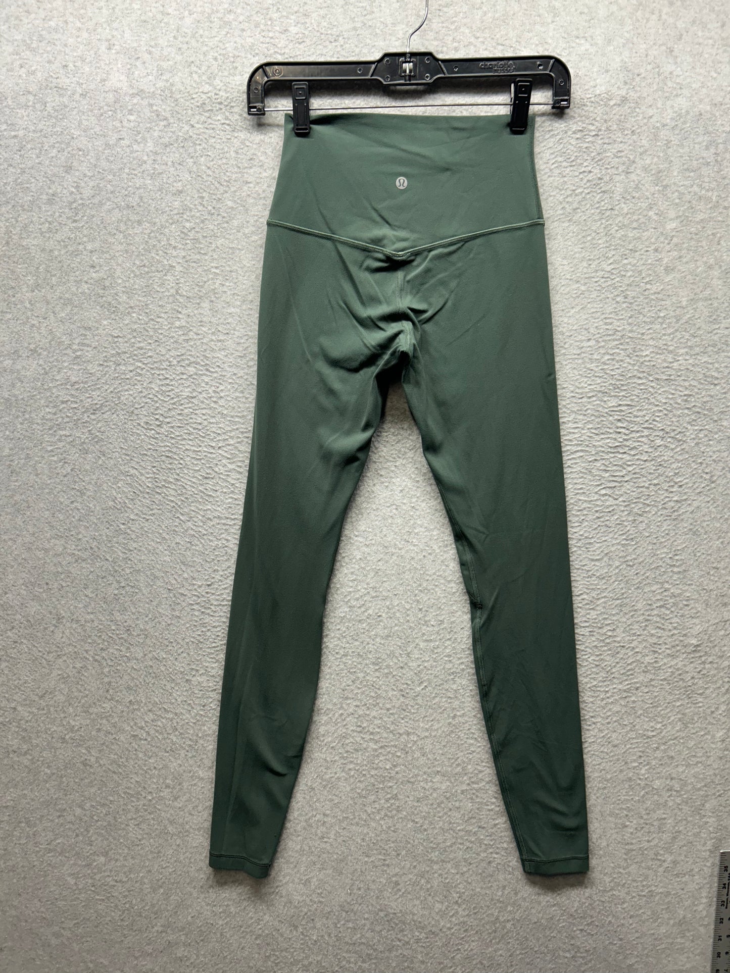 Lululemon Align High-Rise Pant 28" Size 4 (Sqaure Dot) Legacy Green