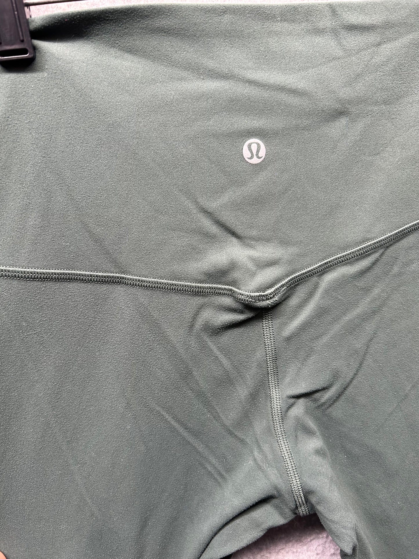 Lululemon Align High-Rise Pant 28" Size 4 (Sqaure Dot) Legacy Green