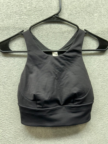 Lululemon Wunder Train Long-Line Bra Size 4 Heathered Black