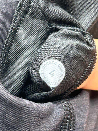 Lululemon Wunder Train Long-Line Bra Size 4 Heathered Black