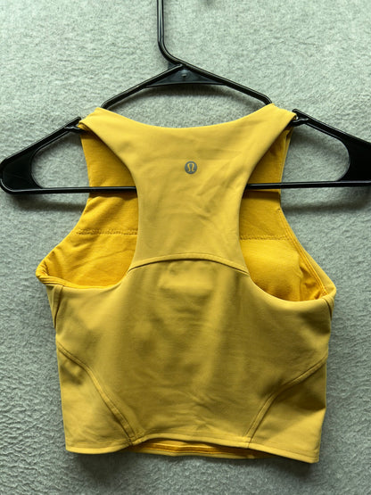 Lululemon Wunder Train Racerback Tank Top Size 2 Mango Dream