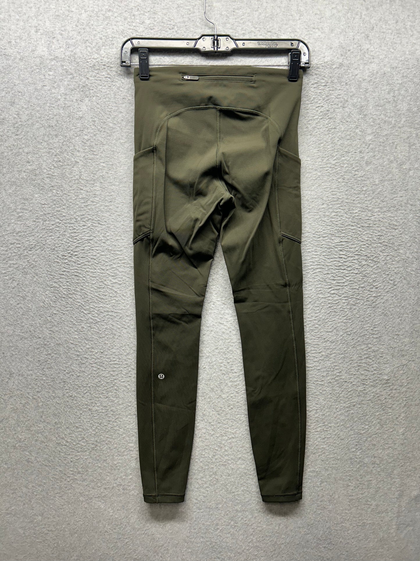 Lululemon Speed Up Tight DWR 27" Size 4 Dark Olive