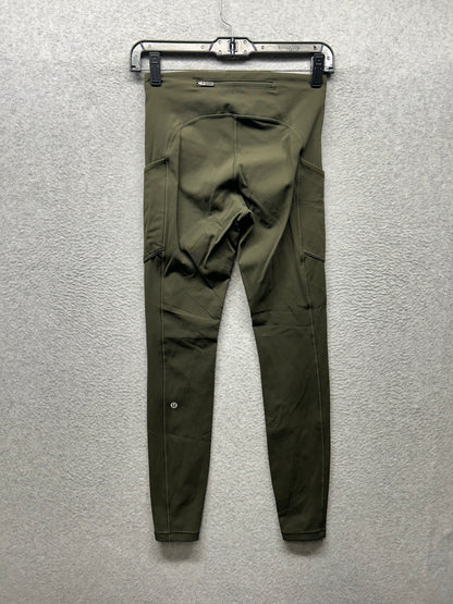 Lululemon Speed Up Tight DWR 27" Size 4 Dark Olive