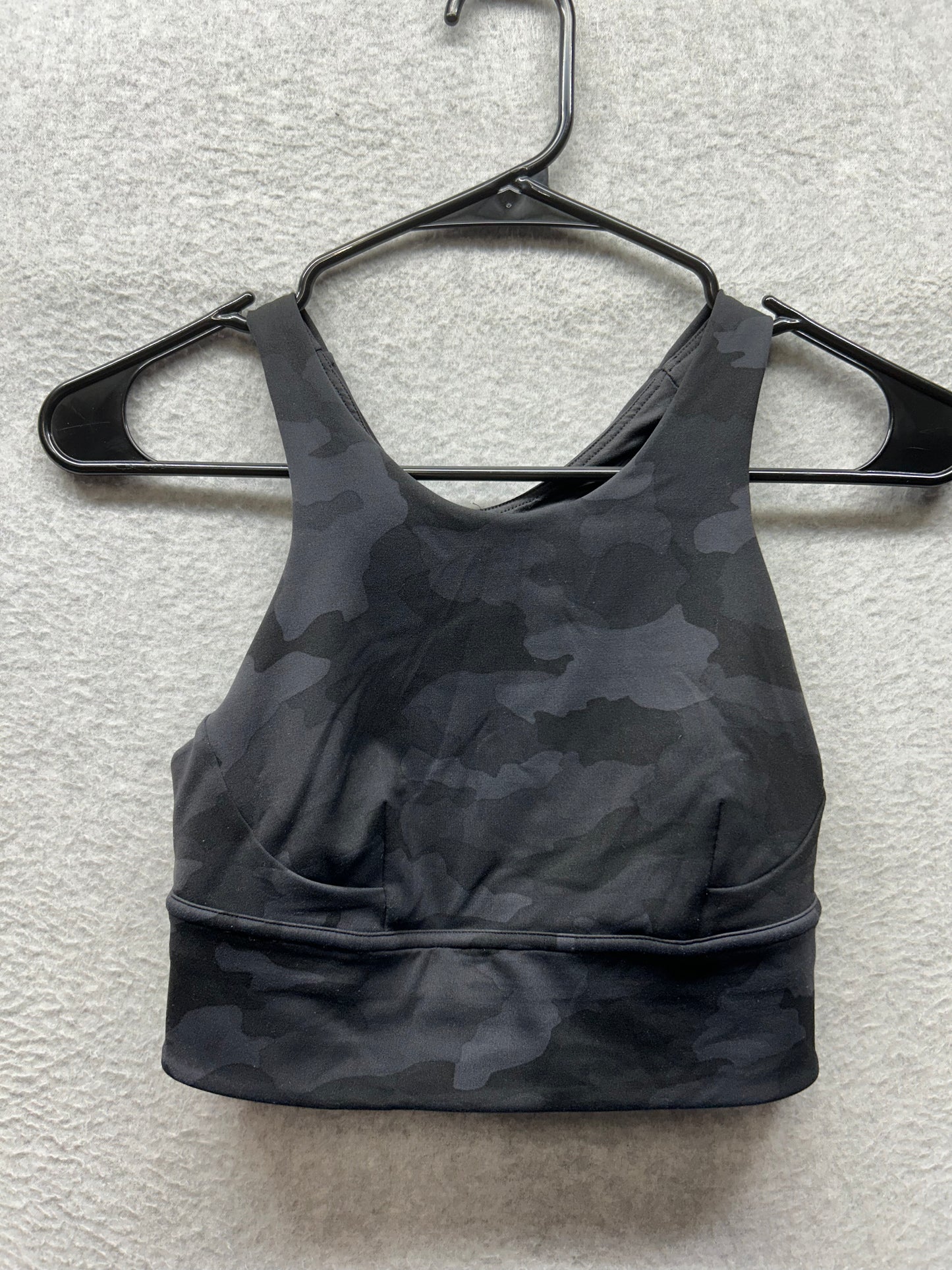Lululemon Wunder Train Longline Bra Size 4 Heritage 365 Camo Deep Coal Multi