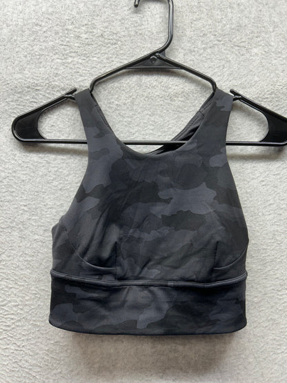 Lululemon Wunder Train Longline Bra Size 4 Heritage 365 Camo Deep Coal Multi