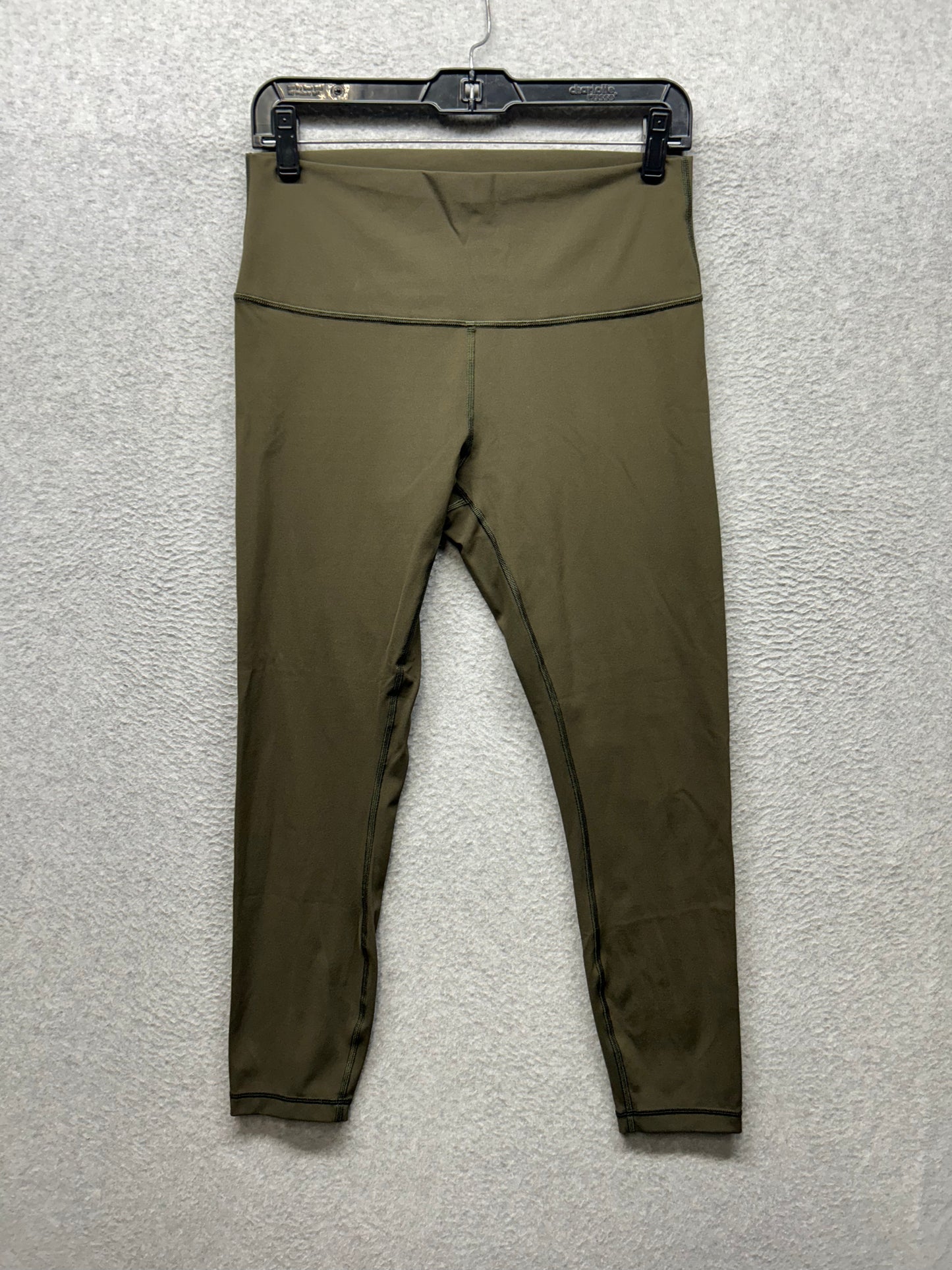 Lululemon Wunder Under Hi-Rise 7/8 Tight Full-On Luxtreme 25" Size 10 Dark Olive