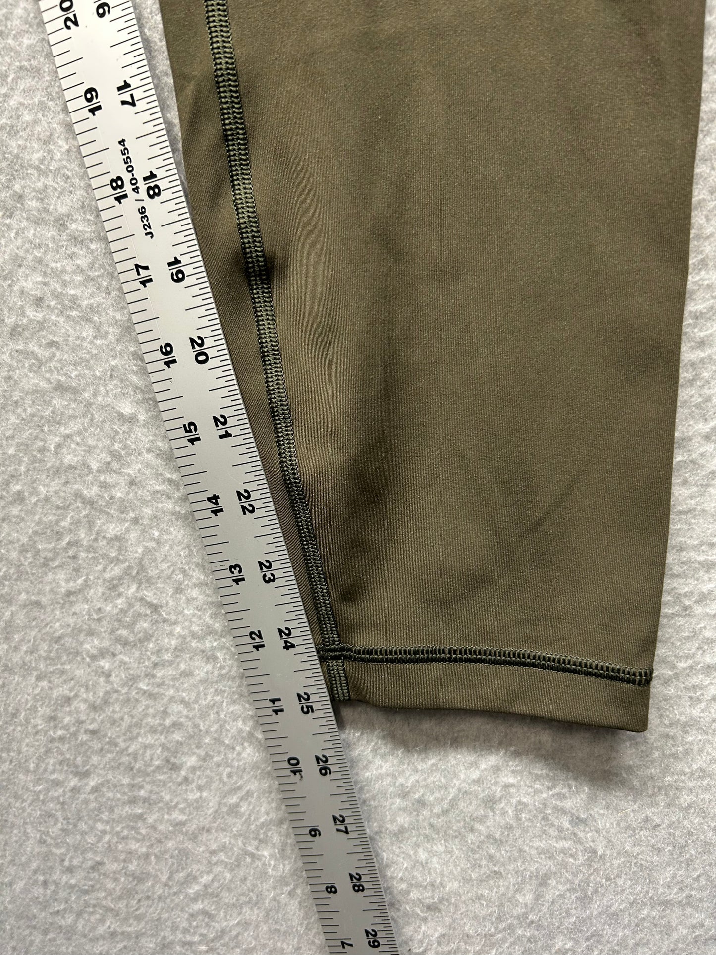 Lululemon Wunder Under Hi-Rise 7/8 Tight Full-On Luxtreme 25" Size 10 Dark Olive
