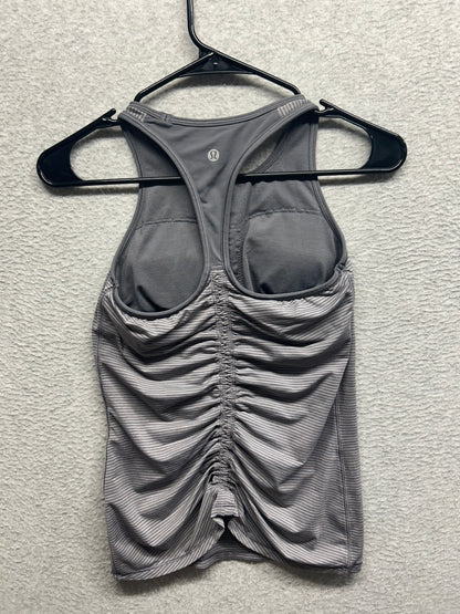 Lululemon Wild Wish Tank Size 2 Heathered Solar Grey