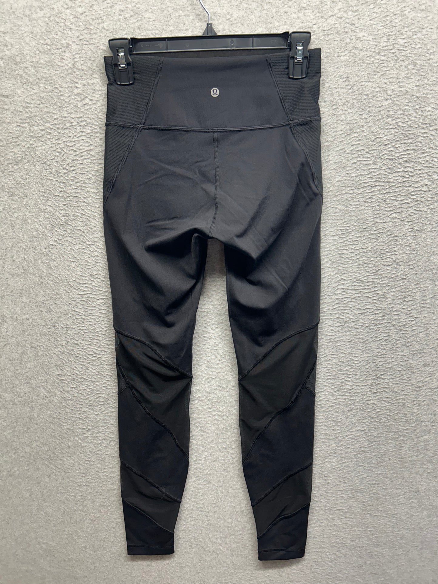 Lululemon Wunder Under High-Rise Tight 28" Mesh Size 6 Black