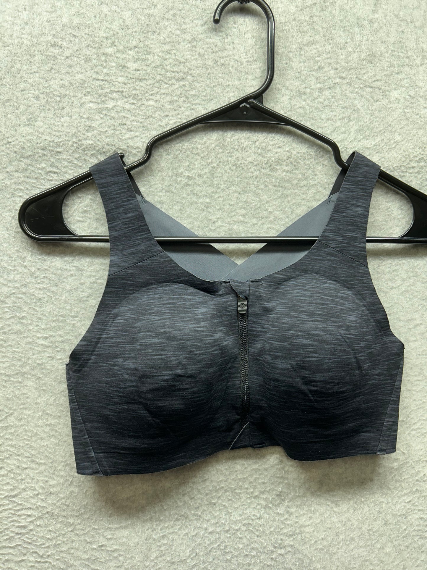 Lululemon Enlite Bra Size 34C Weave Static Rain Dark Cast Black