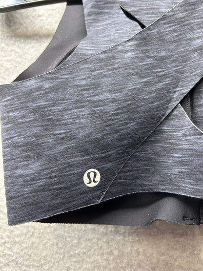 Lululemon Enlite Bra Size 34C Weave Static Rain Dark Cast Black